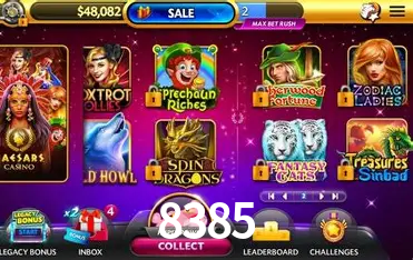 Sinta a adrenalina dos jogos de cassino com 8385